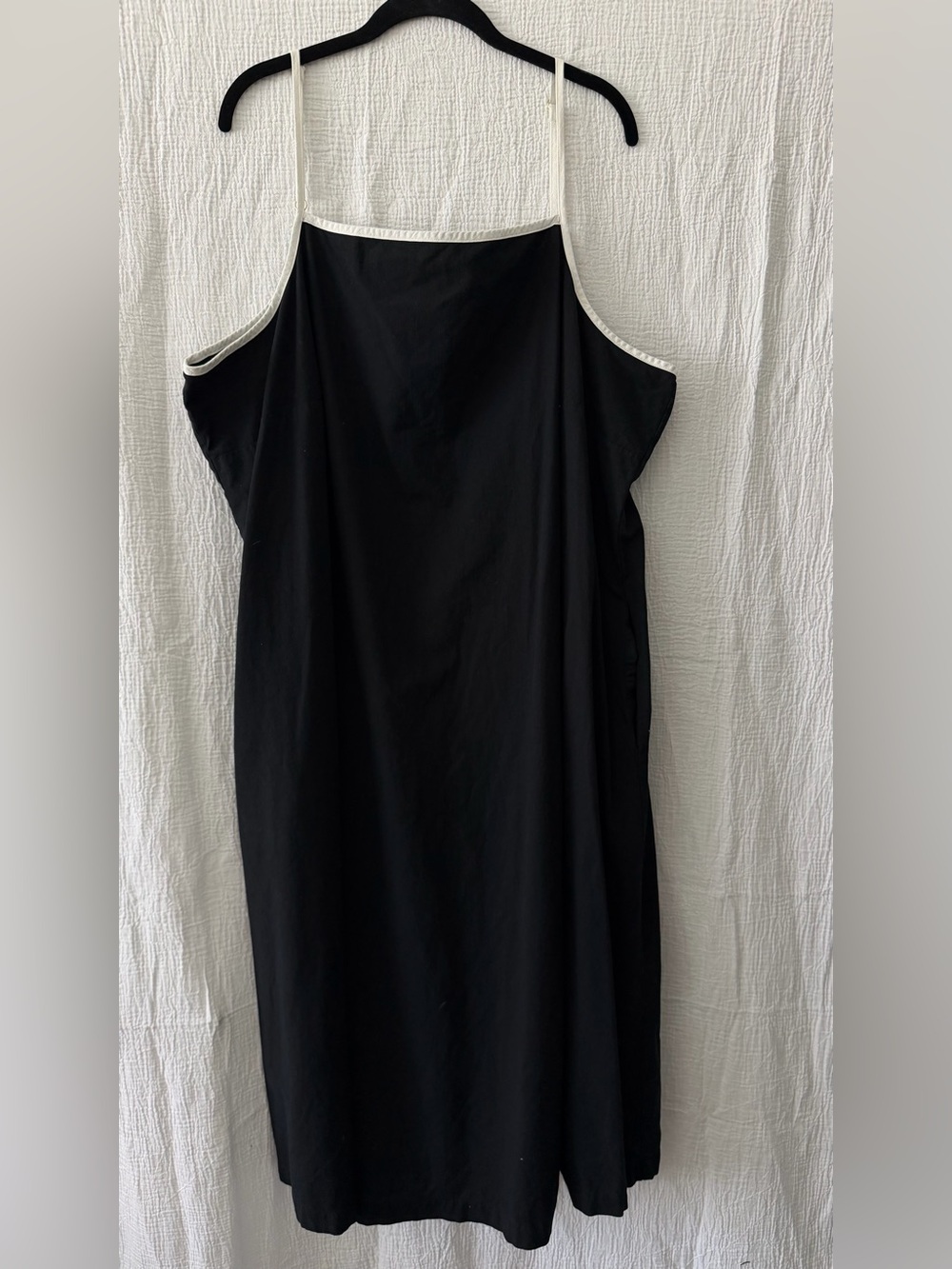 Ava & Viv Black Maxi Dress with White Trim